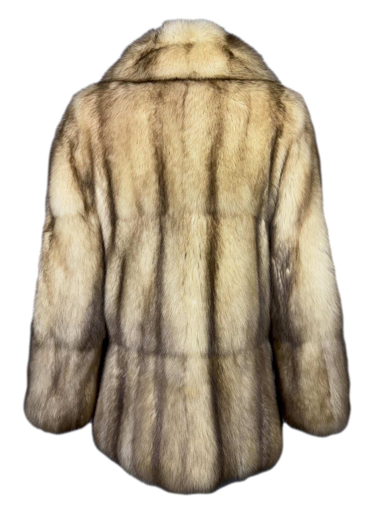 F/W 2004 Valentino Sable Fur & Crocodile Coat Jacket