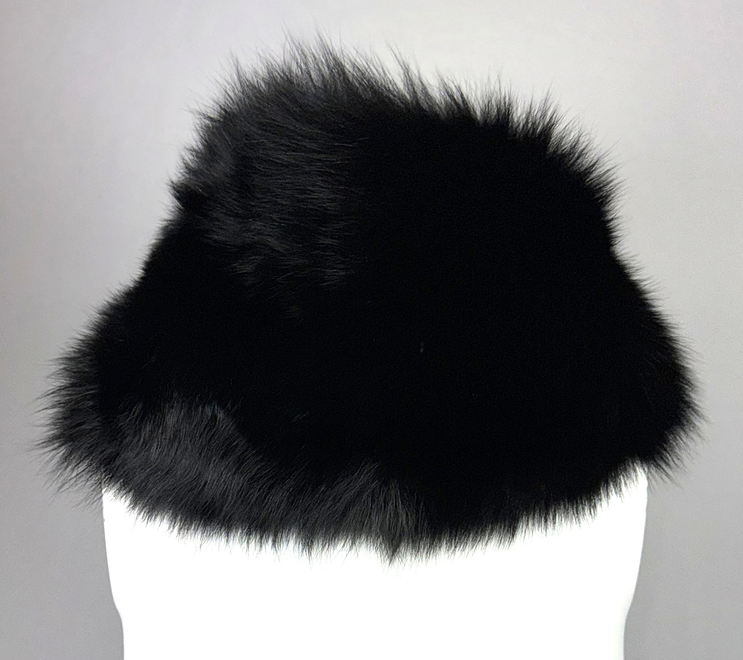 S/S 2004 Christian Dior by John Galliano Runway Black Fox Fur Collar Shawl Purse Strap