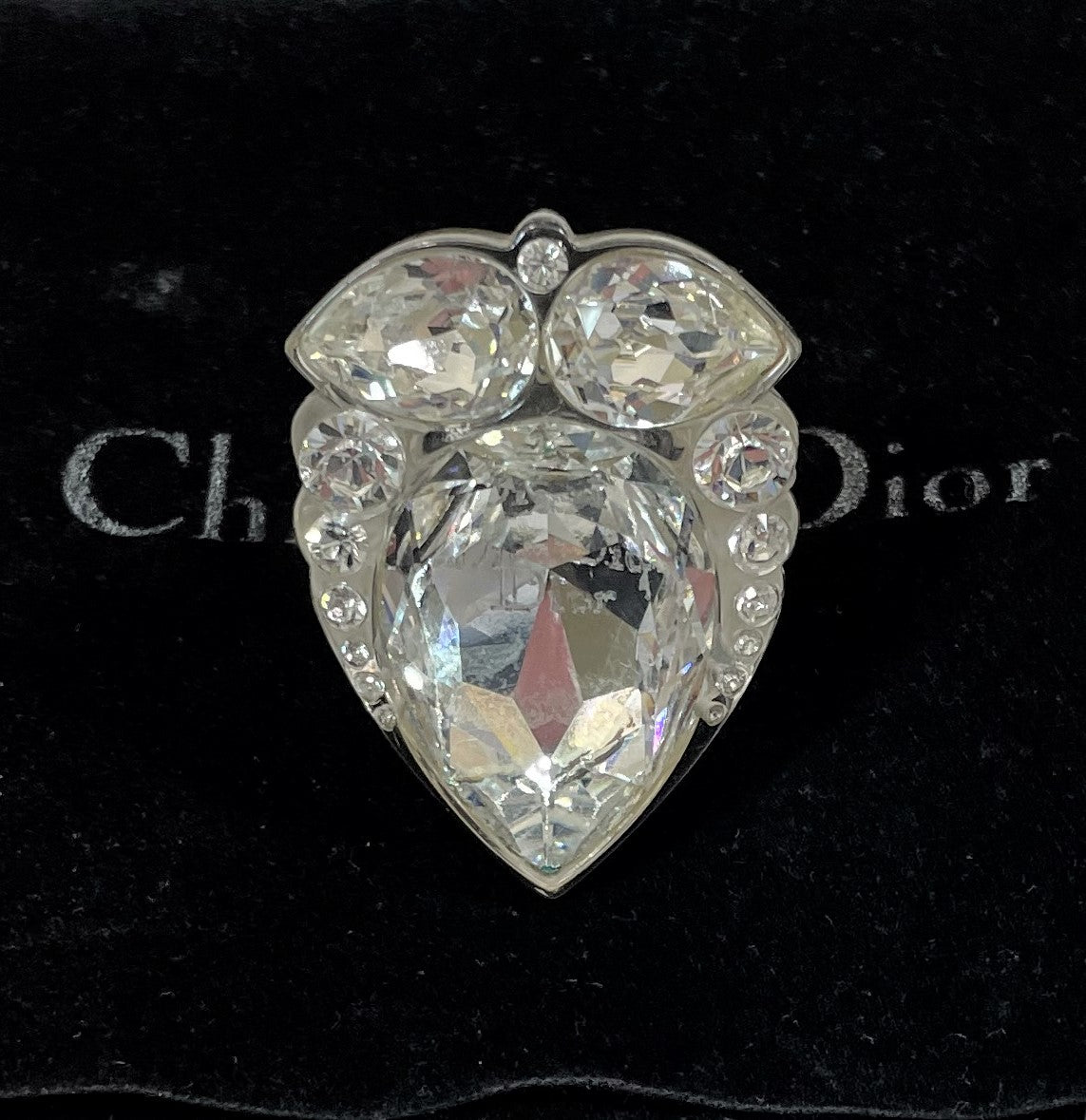 S/S 2004 Christian Dior by John Galliano Runway Large Crystal Resin Jewelry Collection Choker Earrings Pin & Rings