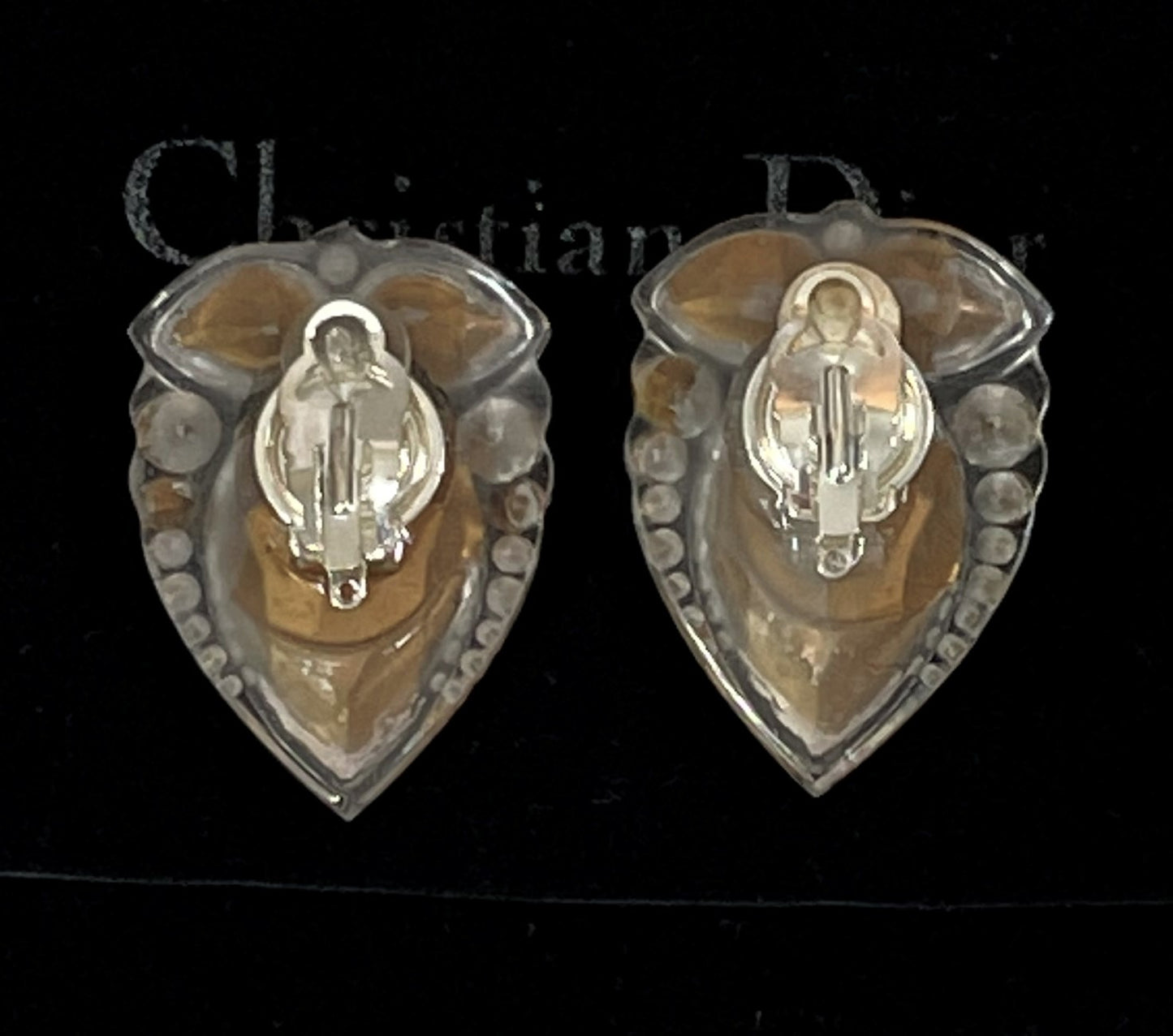 S/S 2004 Christian Dior by John Galliano Runway Large Crystal Resin Jewelry Collection Choker Earrings Pin & Rings