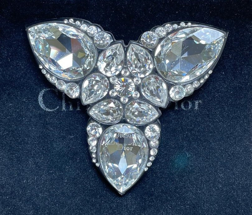S/S 2004 Christian Dior by John Galliano Runway Large Crystal Resin Jewelry Collection Choker Earrings Pin & Rings