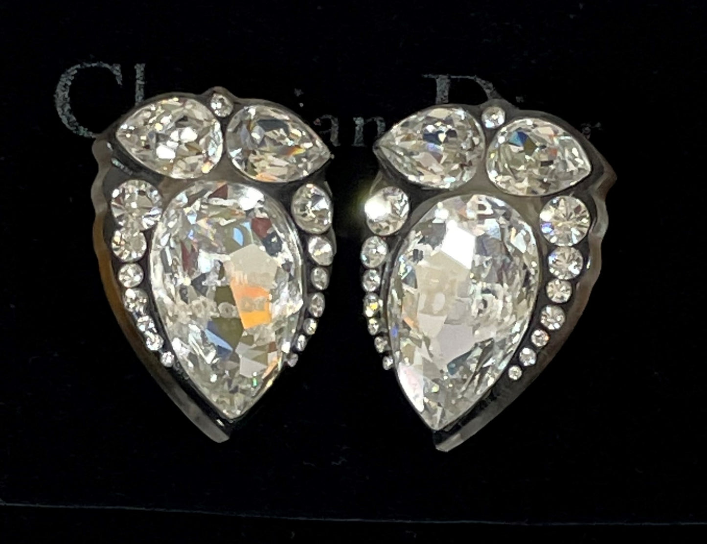 S/S 2004 Christian Dior by John Galliano Runway Large Crystal Resin Jewelry Collection Choker Earrings Pin & Rings