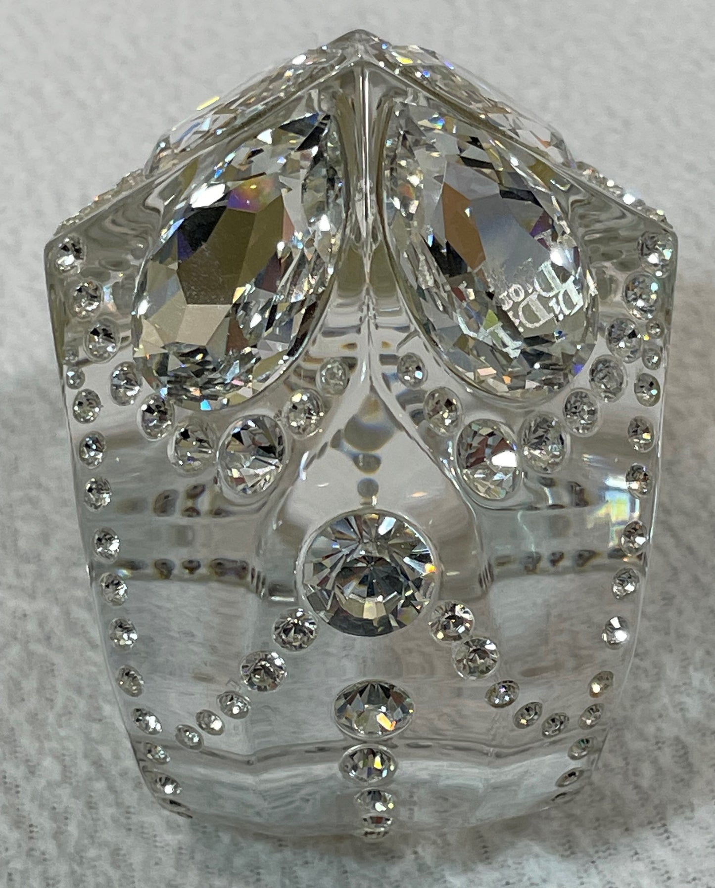 S/S 2004 Christian Dior by John Galliano Runway Large Crystal Resin Jewelry Collection Choker Earrings Pin & Rings