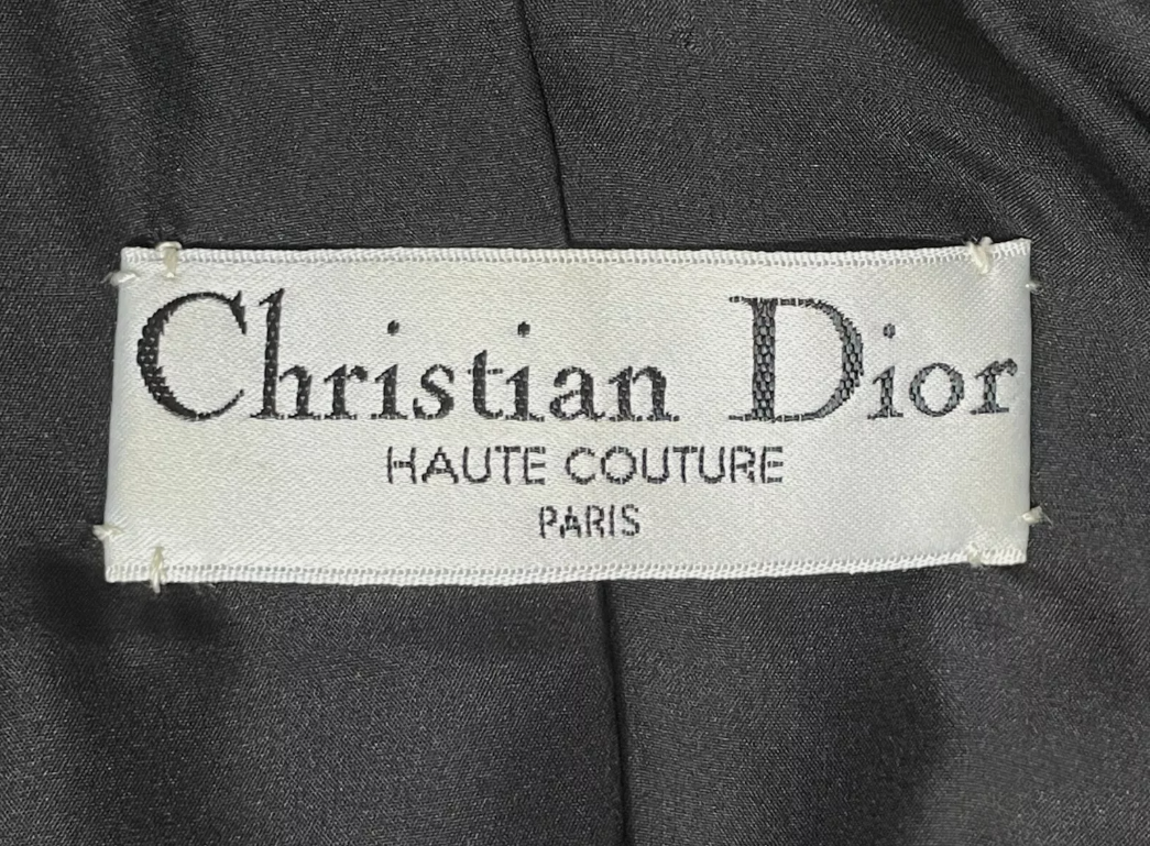 S/S 2005 Christian Dior by John Galliano Haute Couture Black Velvet Jacket