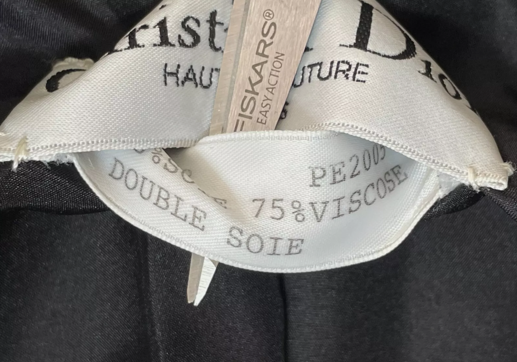 S/S 2005 Christian Dior by John Galliano Haute Couture Black Velvet Jacket