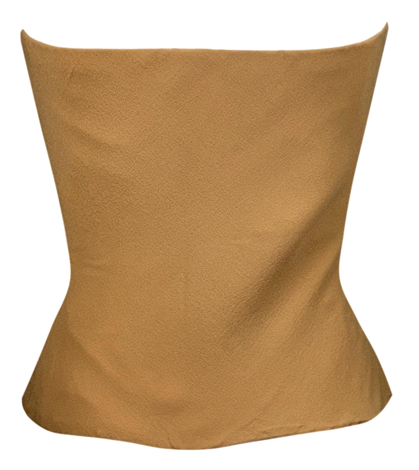 S/S 2005 Christian Dior by John Galliano Haute Couture Nude Silk Bustier Top
