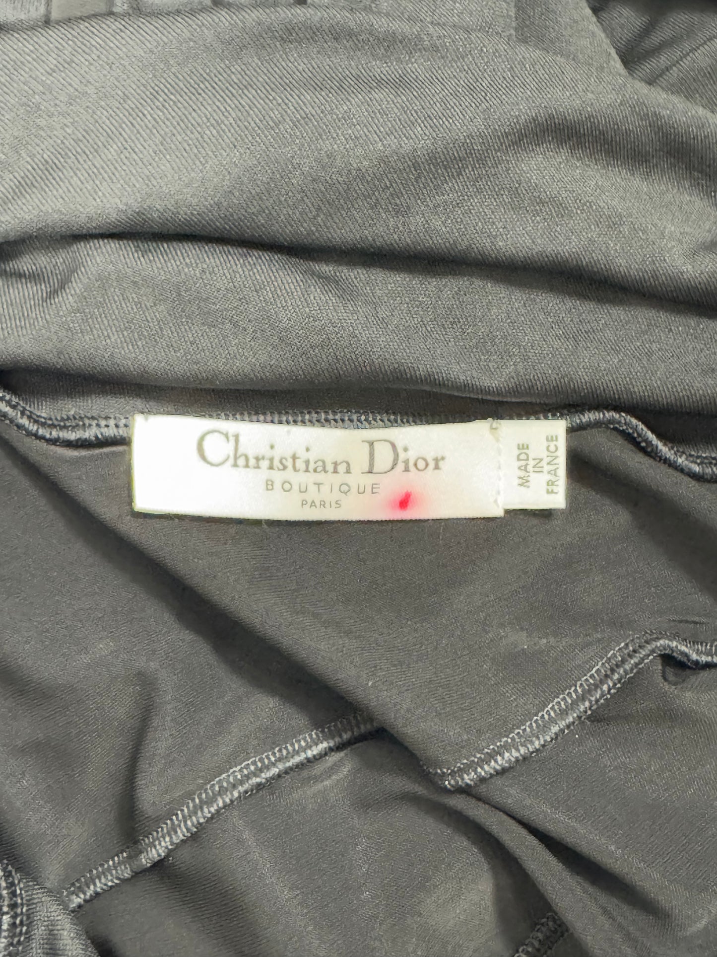 F/W 2006 Christian Dior by John Galliano Sheer Black Off Shoulder Bodycon Dress