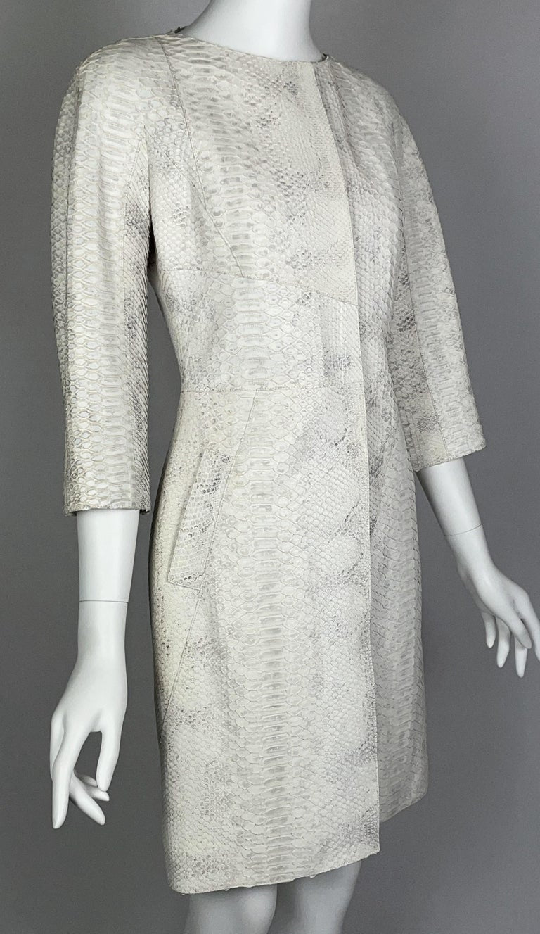 NWT 2007 Christian Dior by John Galliano Python 60's MOD Style Dress Jacket 36