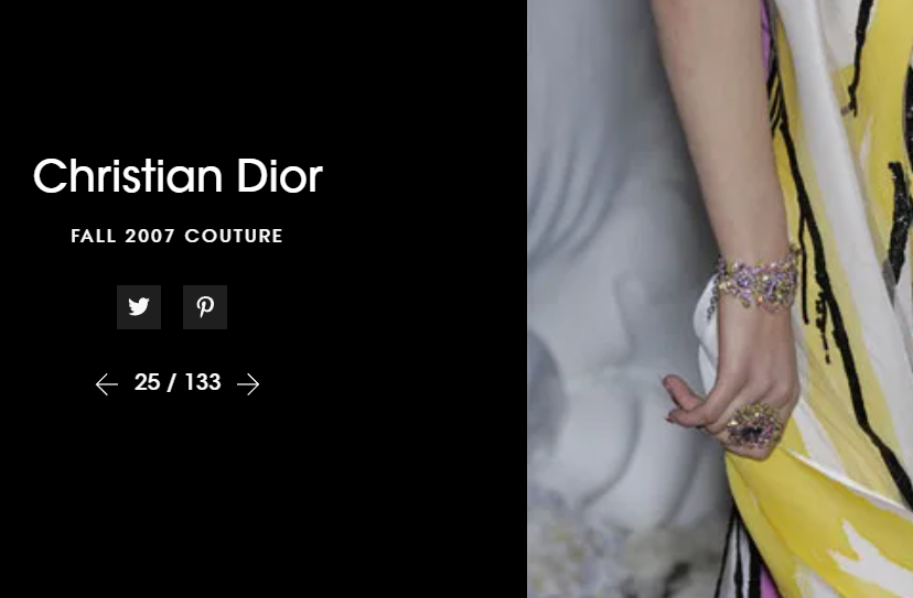 F/W 2007 Christian Dior by John Galliano Haute Couture Runway Large Pastel Crystal Earrings Bracelet & Ring Set