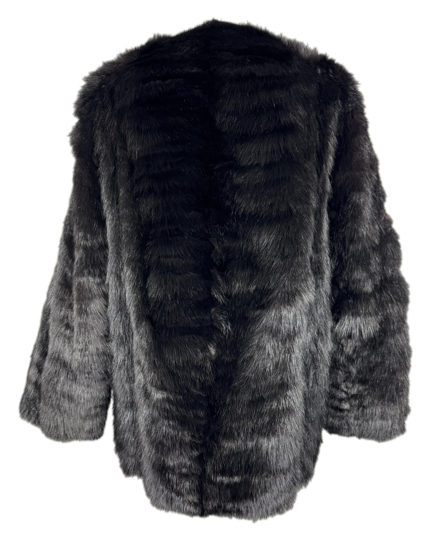 2007 PRADA Black Dyed Sable Fur Jacket Coat