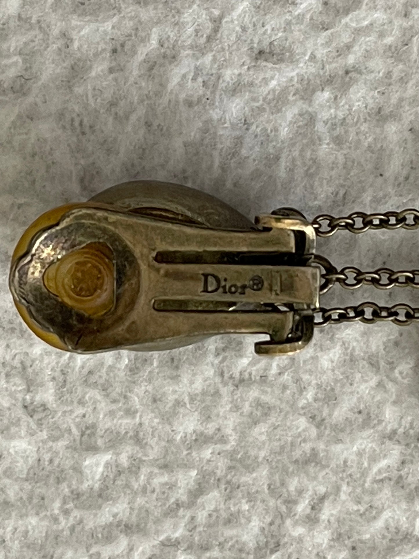 S/S 2007 Christian Dior by John Galliano Haute Couture Runway Large Gold Pearl Bow Chandelier Earrings & Necklace Set