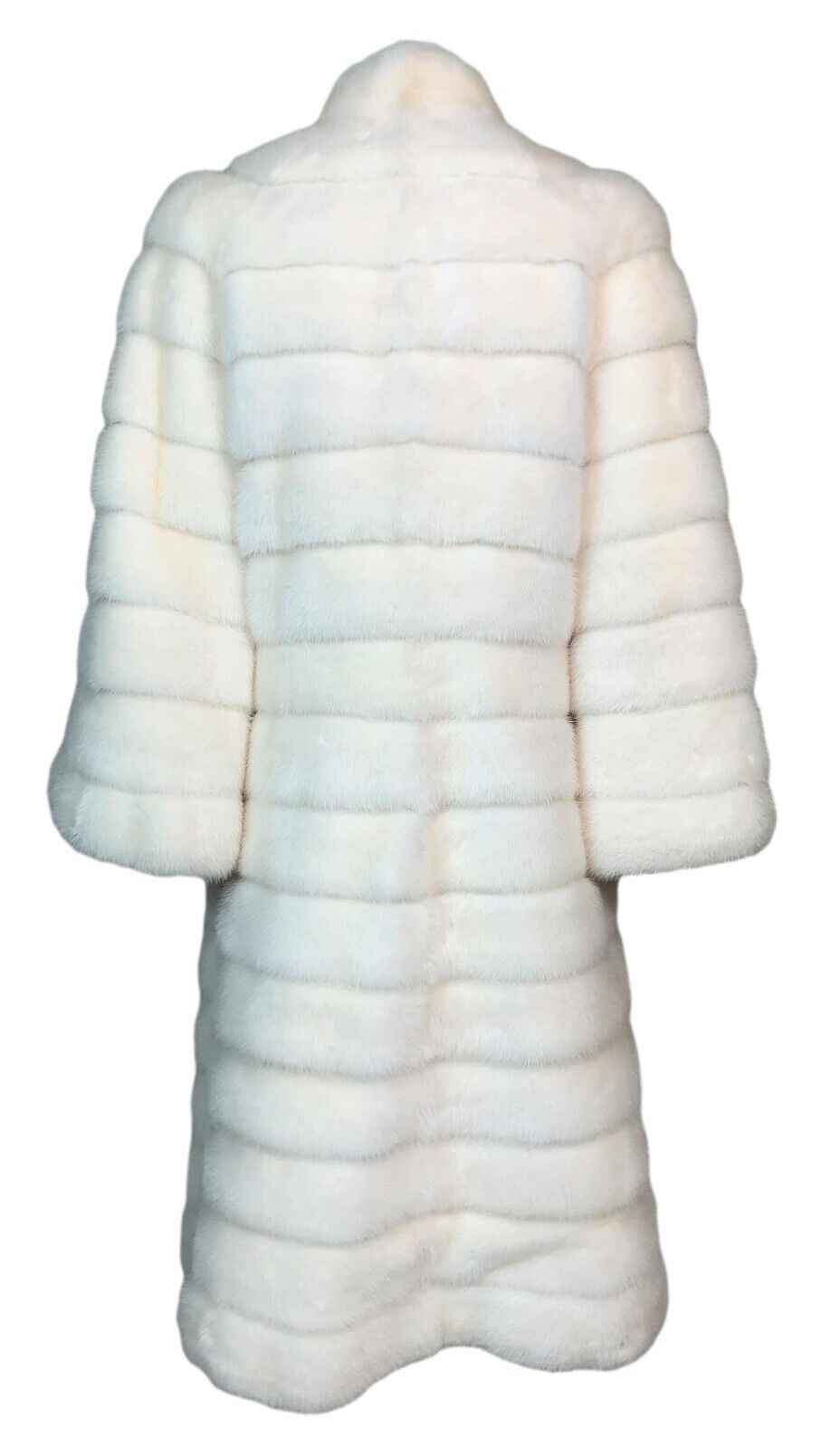 F/W 2008 Christian Dior by John Galliano 1960's MOD Style Runway Winter White Mink Fur Coat