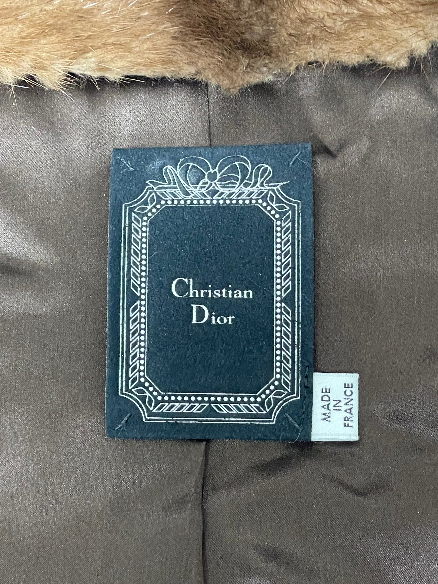 F/W 2008 Christian Dior by John Galliano Mink Fur Crop Top Wrap