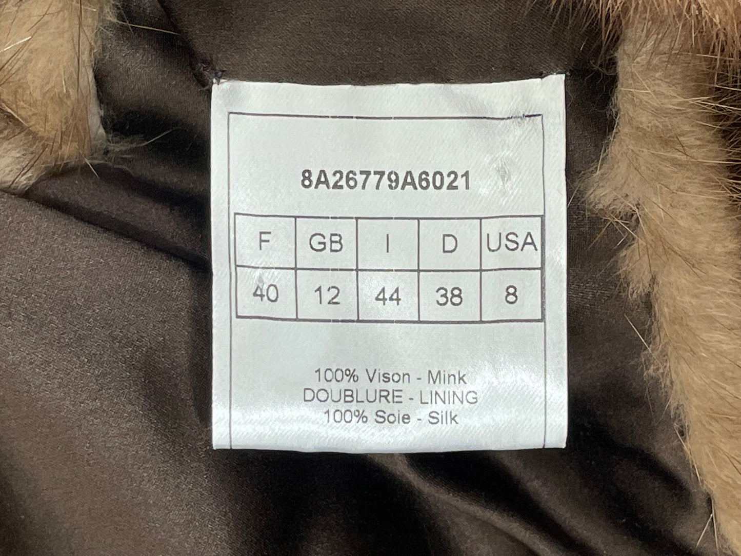 F/W 2008 Christian Dior by John Galliano Mink Fur Crop Top Wrap