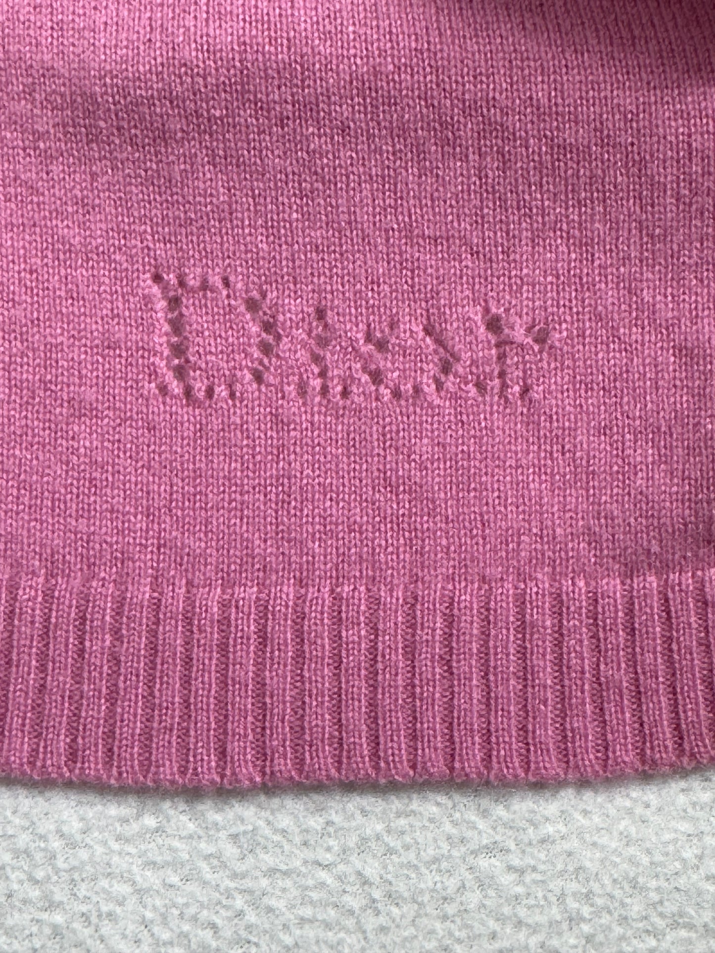 F/W 2008 Christian Dior by John Galliano Pink Cashmere Hooded Sweater Dress