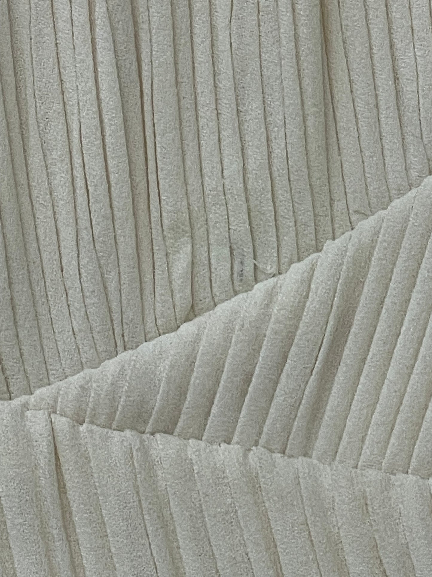 S 2008 Balenciaga by Nicolas Ghesquière Ivory Pleated Cone Bra Wasp Waist Bustier Bust