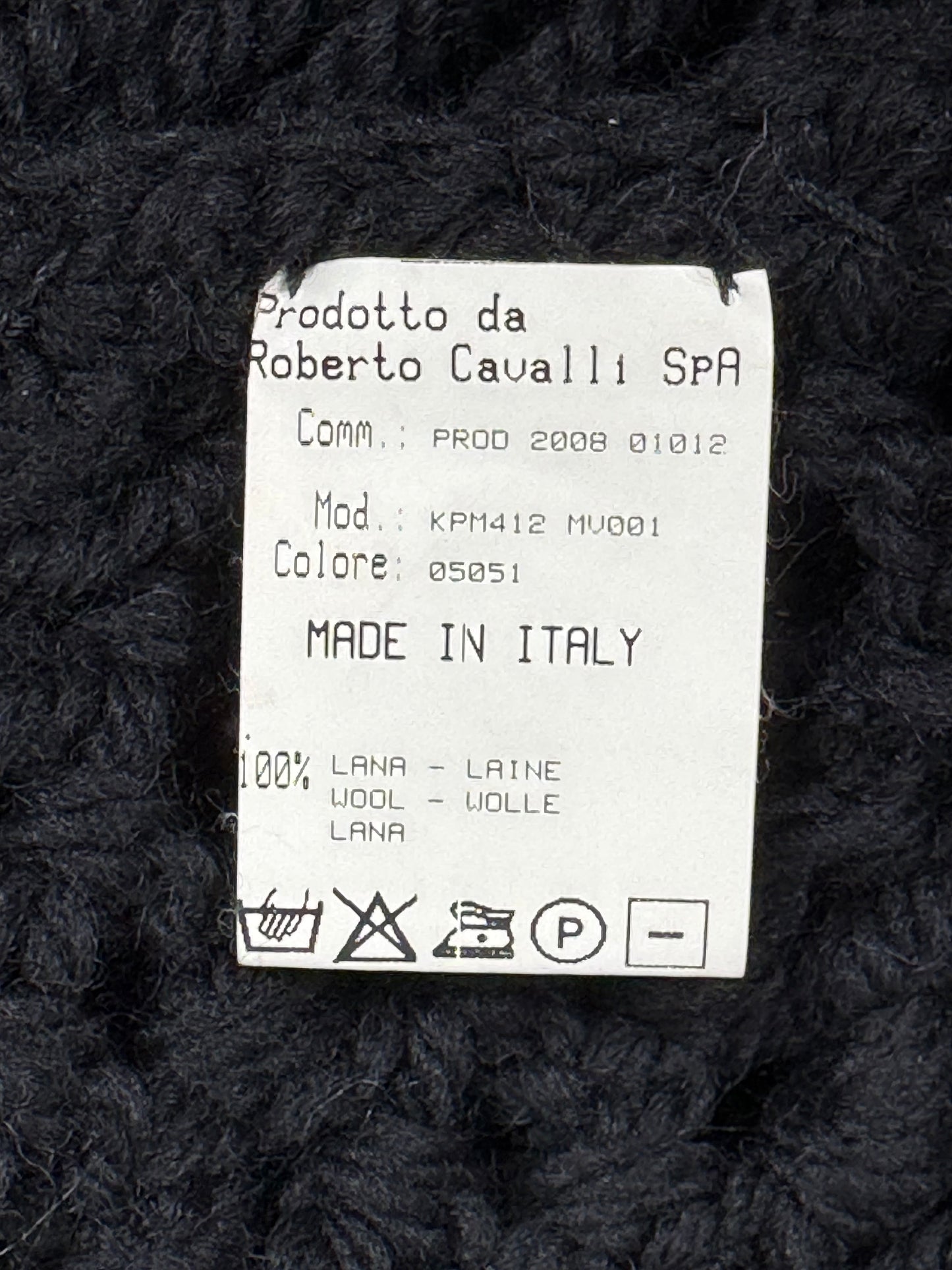2009 Roberto Cavalli Black Crochet Boho Chic Floral Large Bow Poncho Shawl Wrap