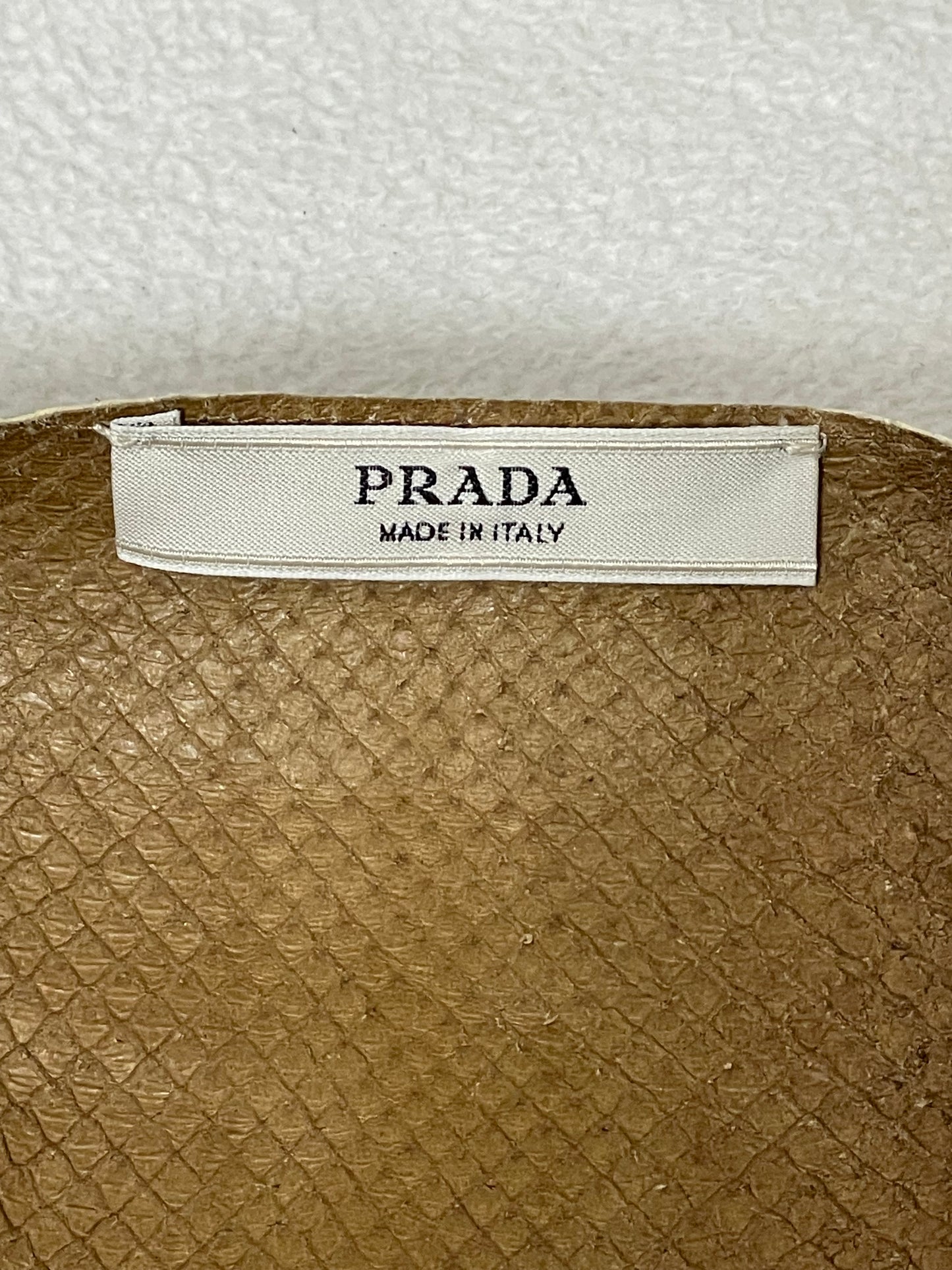 S/S 2009 Prada Burmese Python Snakeskin Bow Jacket