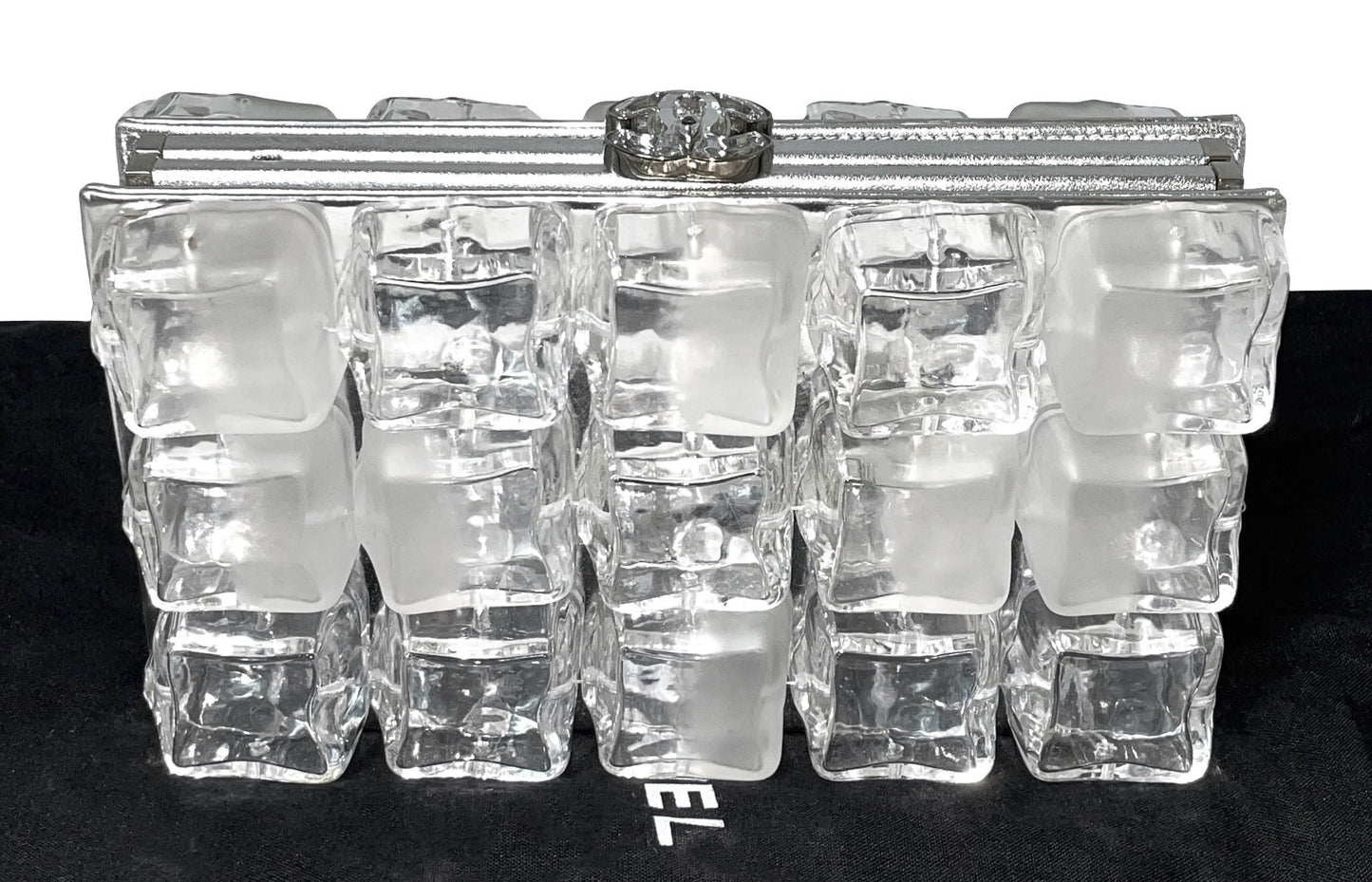 F/W 2010 Chanel by Karl Lagerfeld Runway Ice Cube Minaudiere Clutch Handbag