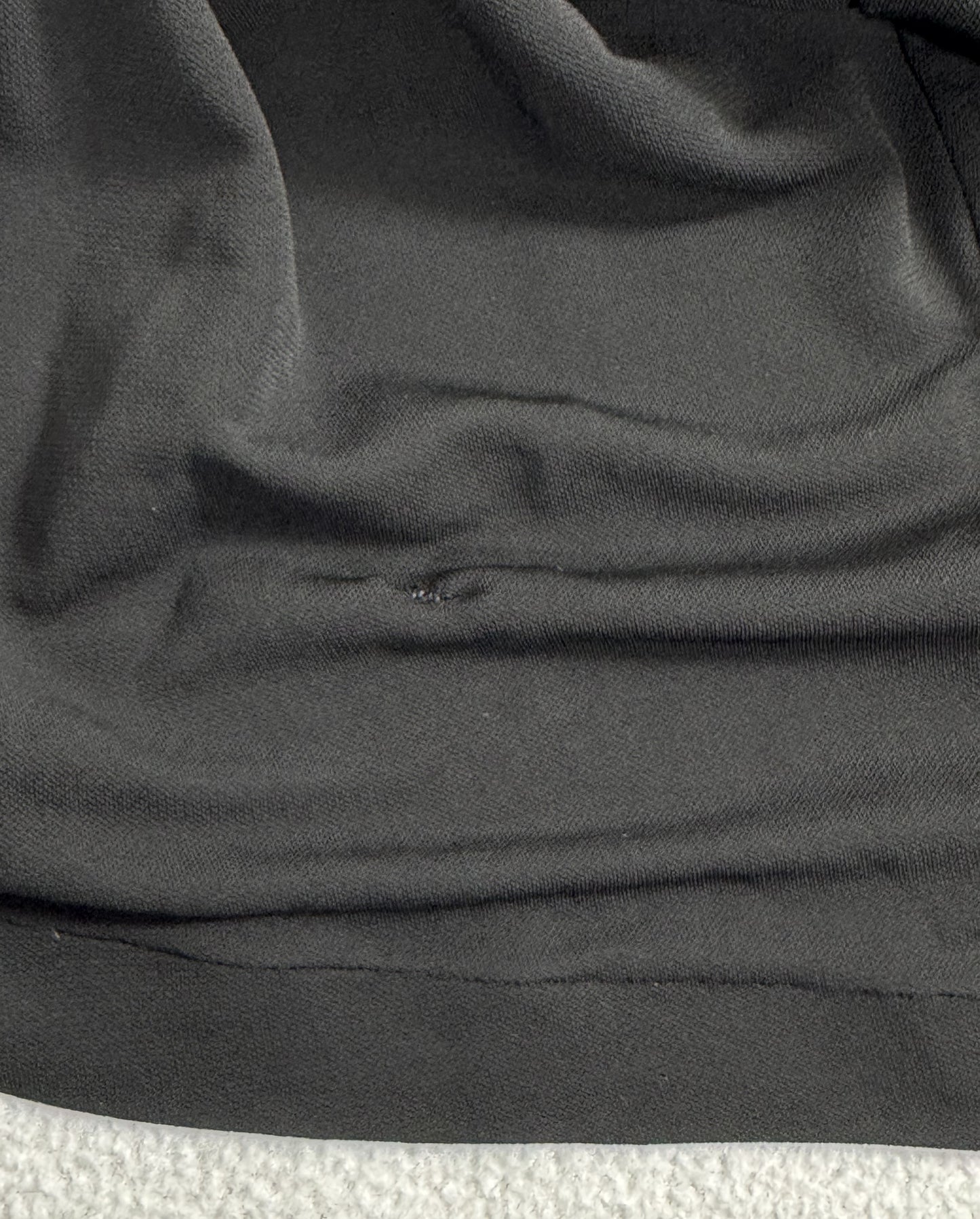 2011 Resort Alexander McQueen Grecian Roman Plunging Black Super High Slit Gold Crystal Embellished Gown Maxi Dress