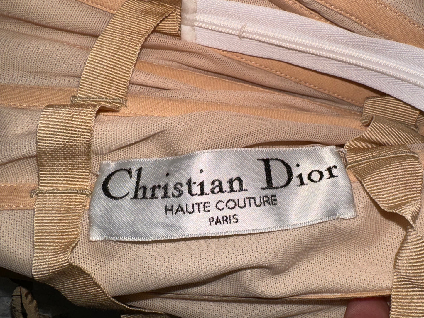 $137K F/W 2012 Christian Dior Haute Couture by Raf Simons Custom Wedding Gown Dress w Extra Long Veil