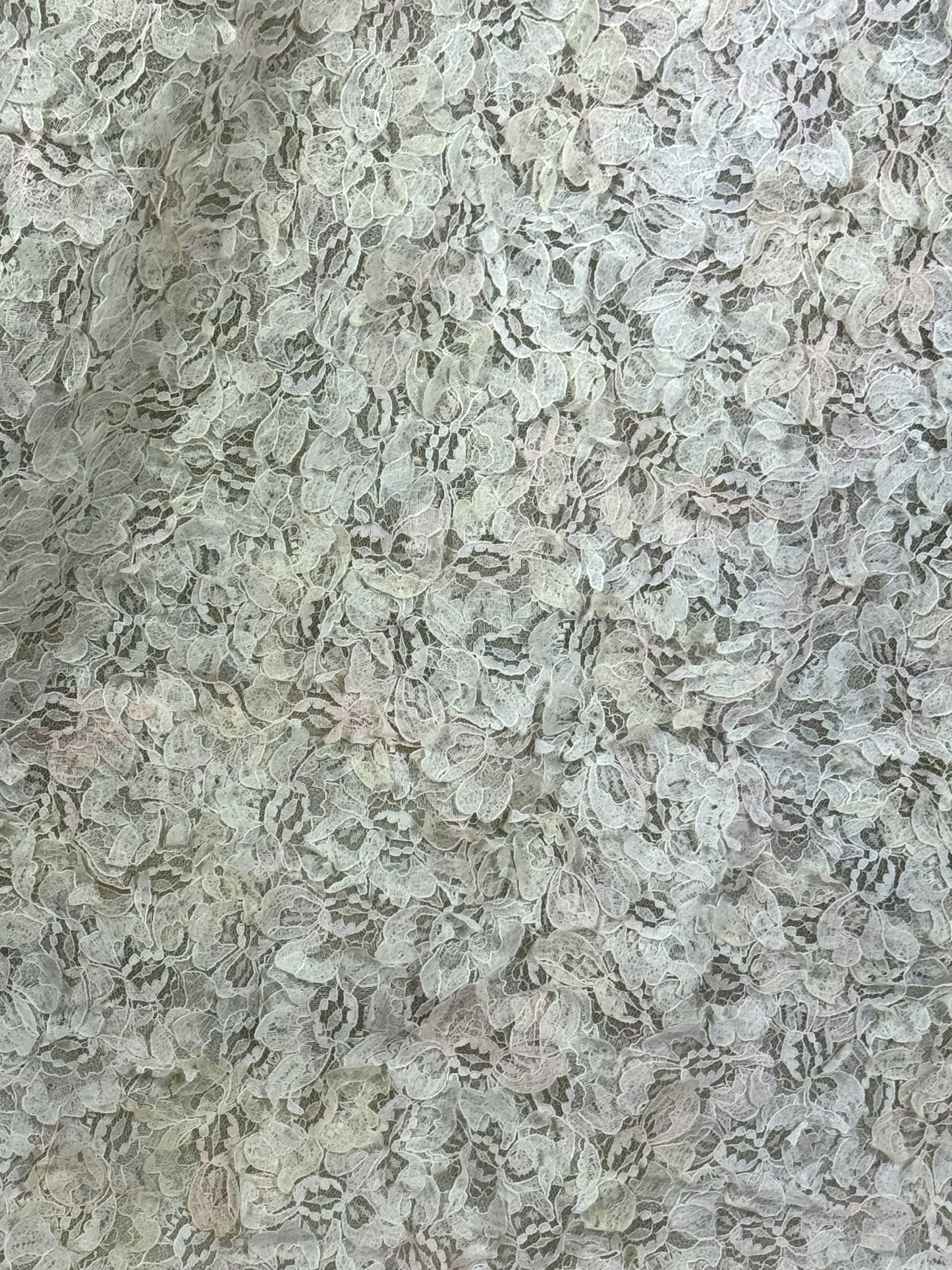 S/S 2015 Christian Dior Haute Couture Chantilly Lace Petal Strapless 1950's Style Gown Dress w Train