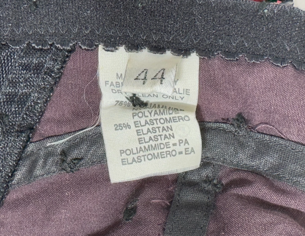 Vintage F/W 1990 Dolce & Gabbana Pin-Up Rainbow Metal Embellished Crop Top Bustier