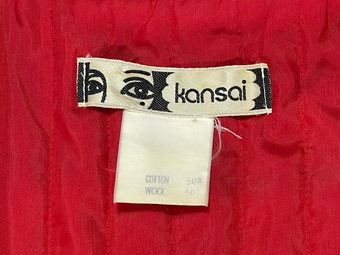 F/W 1980 Kansai Yamamoto Black & Pink Baggy Hip-Hop Long Letterman Jacket Coat