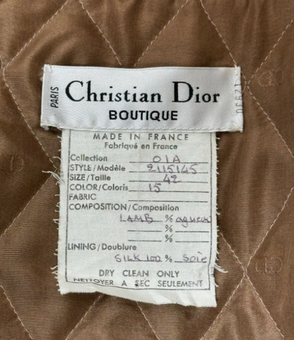 F/W 1990 Christian Dior by Gianfranco Ferre Runway Leather Hooded Mink Cropped Jacket