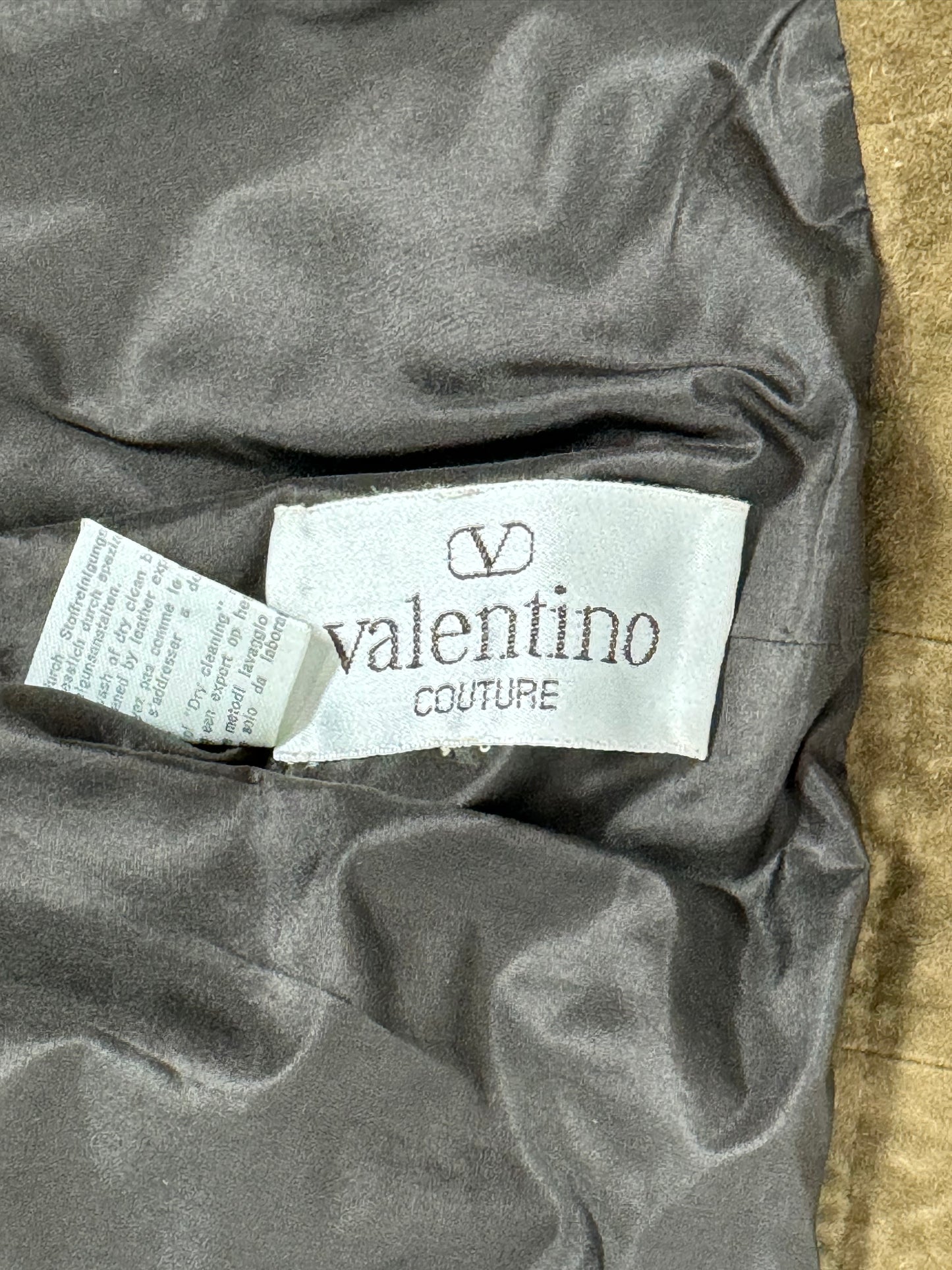 Vintage 1990's Valentino Haute Couture Python & Sable Fur Fitted Jacket