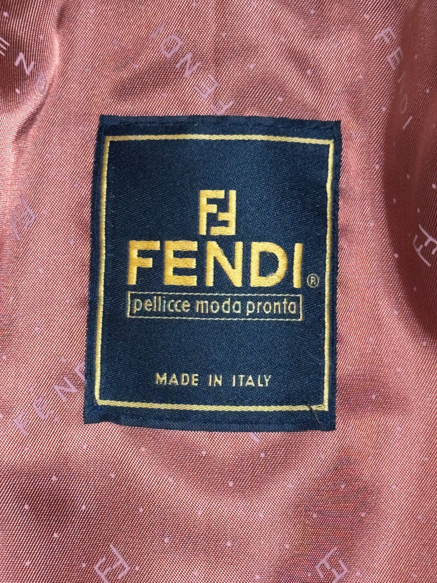 1990's Fendi x Karl Lagerfeld Long Full Length Golden Red Fox Fur Coat