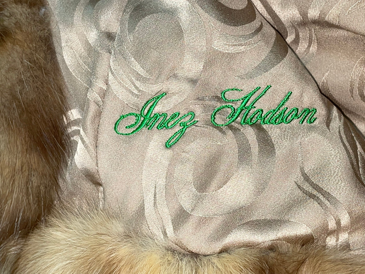 F/W 2000 John Galliano 1920's Flapper Style Large Collar & Kimono Sleeve Sable Fur Chubby Cropped Coat Jacket