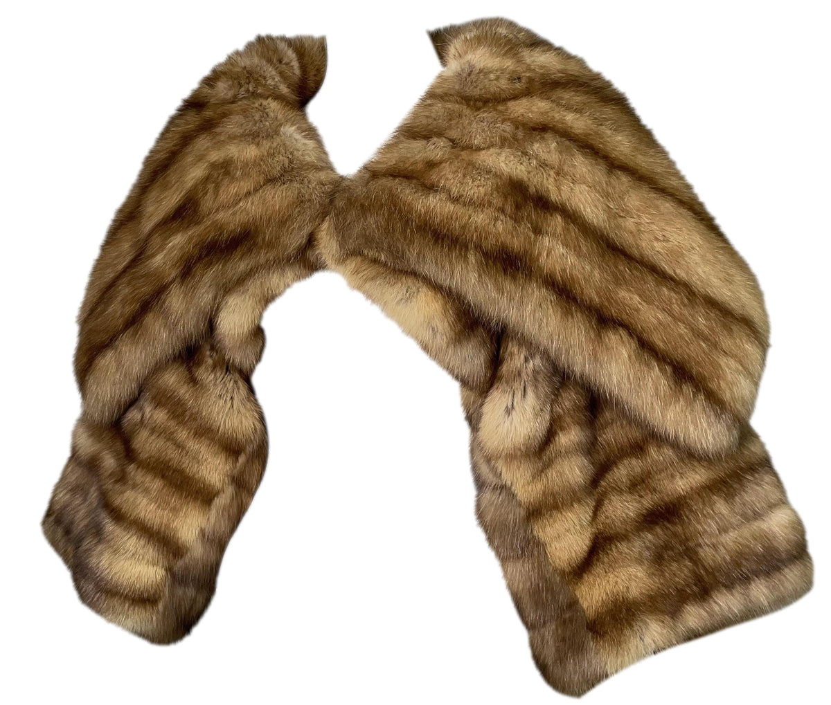 F/W 2000 John Galliano 1920's Flapper Style Large Collar & Kimono Sleeve Sable Fur Chubby Cropped Coat Jacket