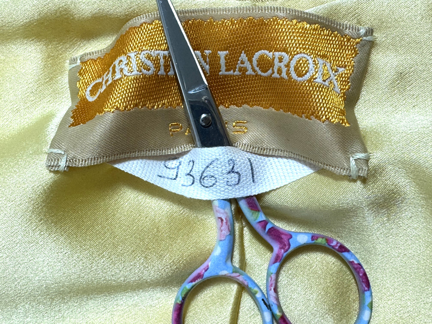 S/S 1991 Jean Paul Gaultier Haute Couture Yellow Embellished Jacket