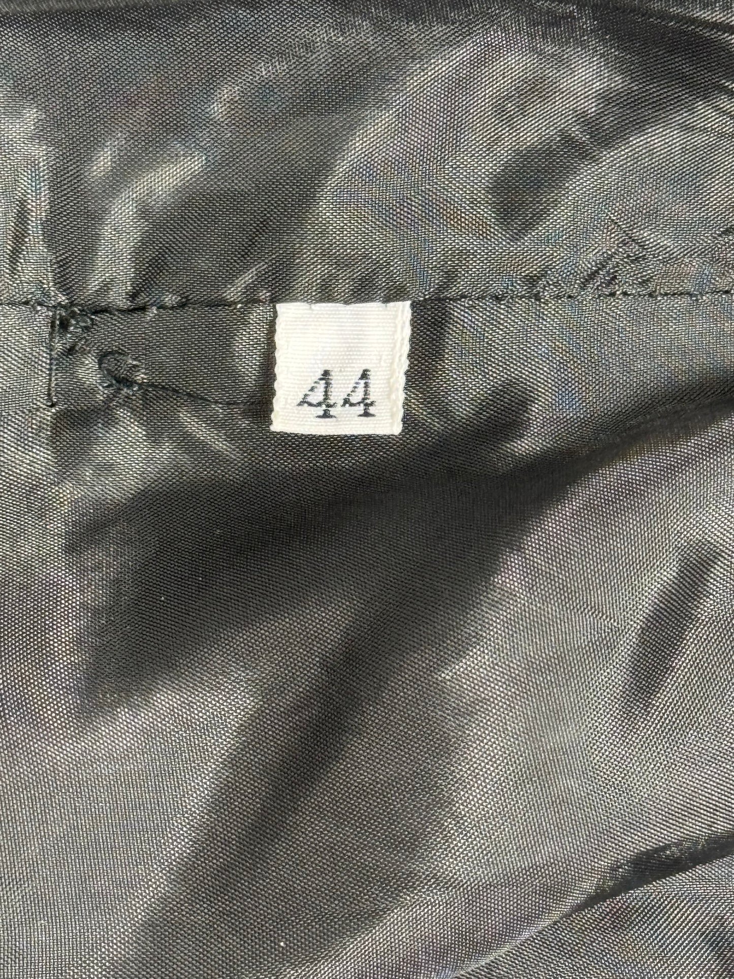 S/S 1995 Dolce & Gabbana Black & White Logo Monogram Classic Silk Trench Coat Jacket