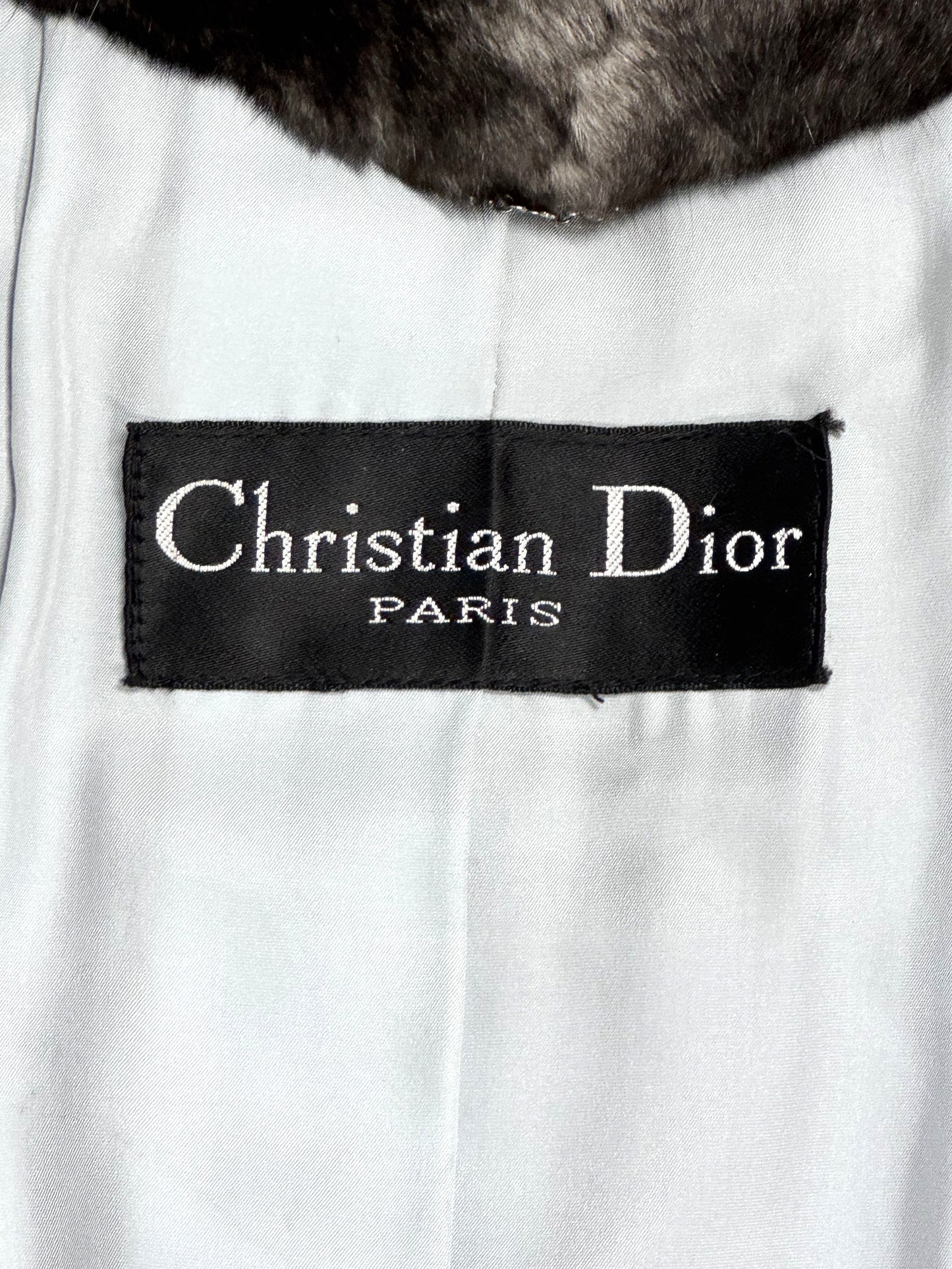 F/W 1997 Christian Dior x John Galliano RARE Chinchilla Fur 1930's Flapper Style Cocoon Coat