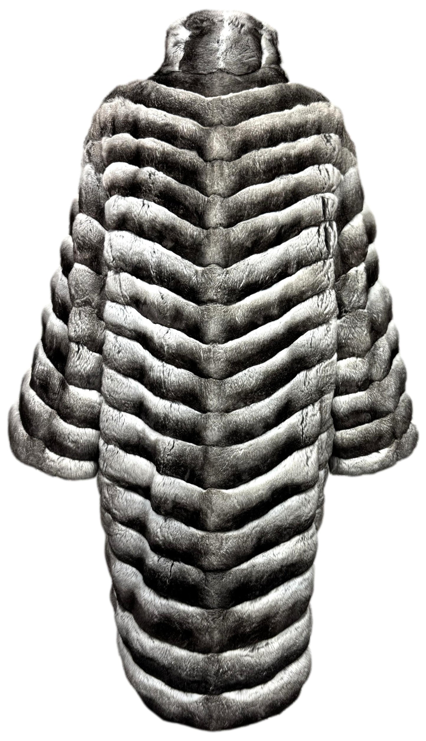 F/W 1997 Christian Dior x John Galliano RARE Chinchilla Fur 1930's Flapper Style Cocoon Coat