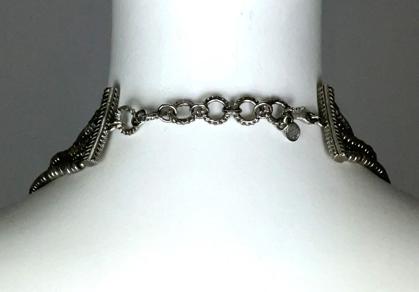 F/W 1997 Christian Dior by John Galliano Silver Beaded Layered Large Necklace