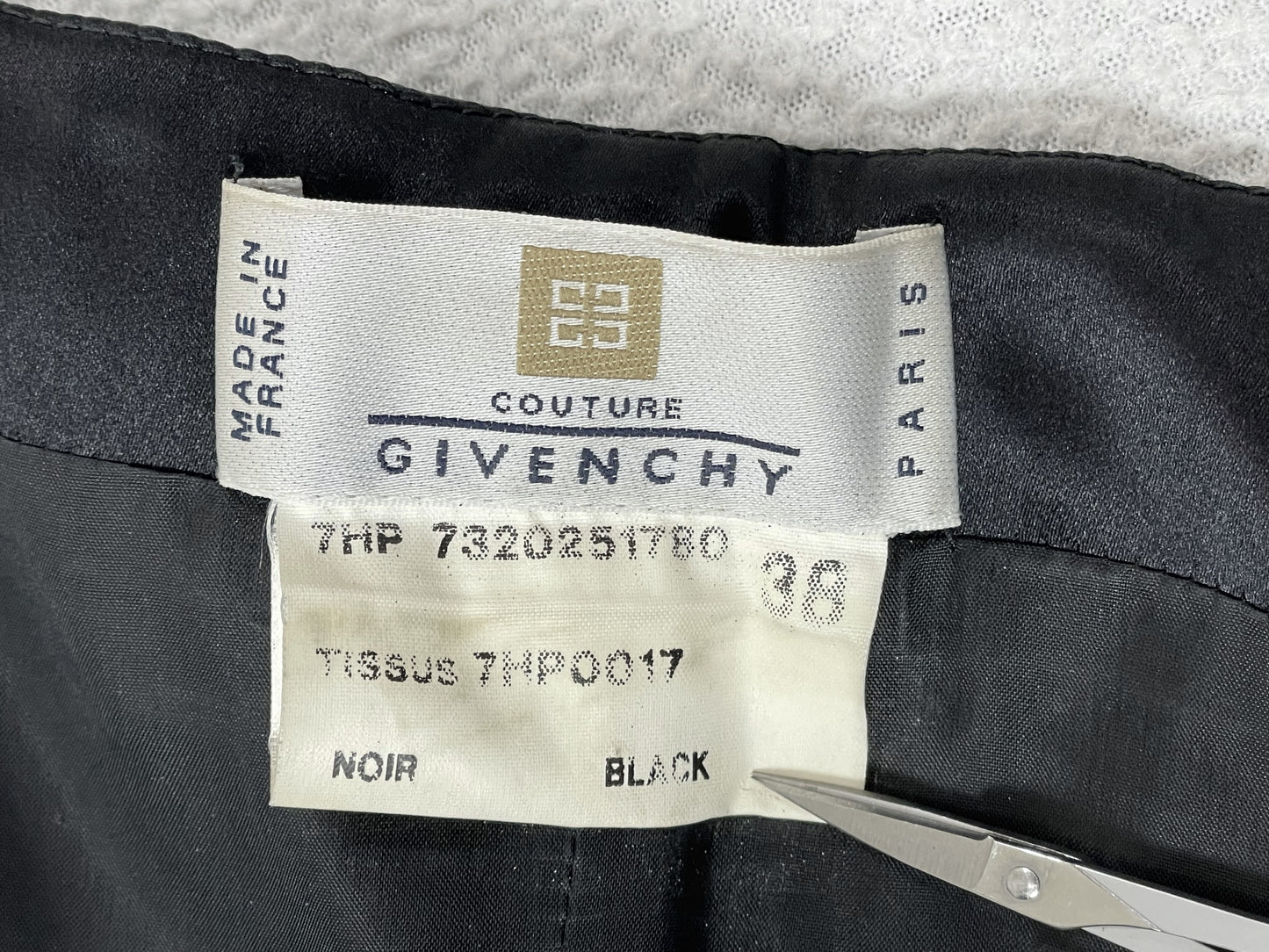 F/W 1997 Givenchy by Alexander McQueen Black Satin Strapless Bustier Asymmetrical Dress