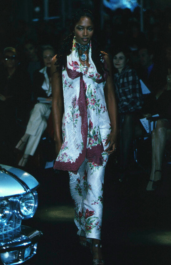 F/W 1998 Christian Dior x John Galliano Runway Large Victorian Cameo Choker Necklace & Earrings Set