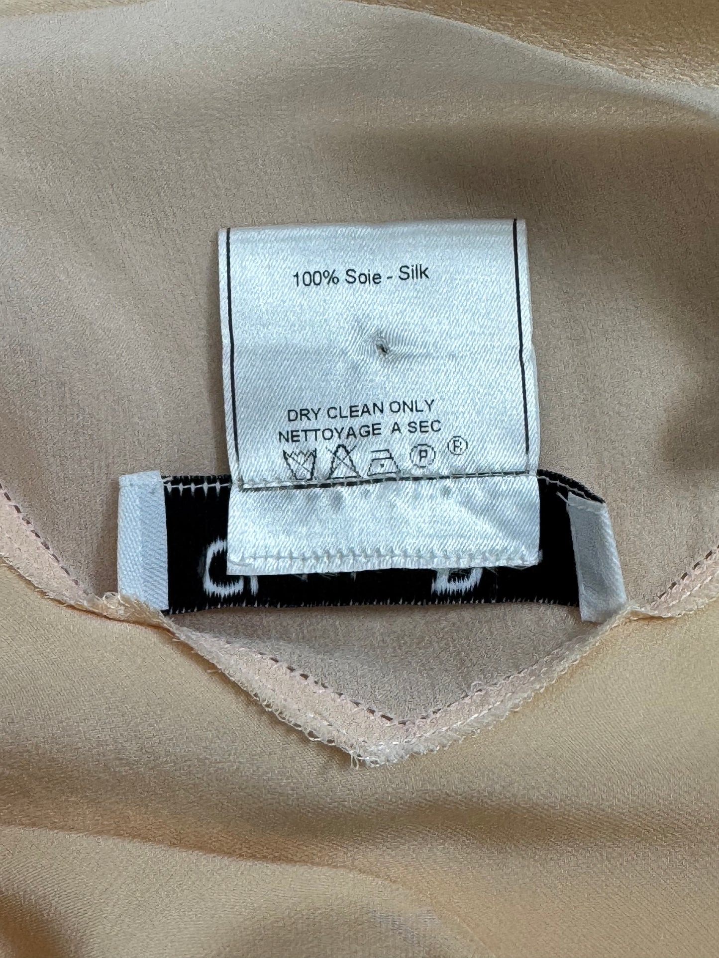 S/S 1998 Christian Dior by John Galliano Cream Silk Satin Ruffle Hem Babydoll Mini Dress