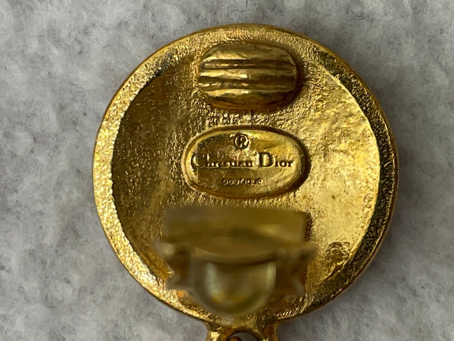 C. 1998 Christian Dior by John Galliano Haute Couture Long Gold Chinoiserie Art Deco 20's Style Earrings
