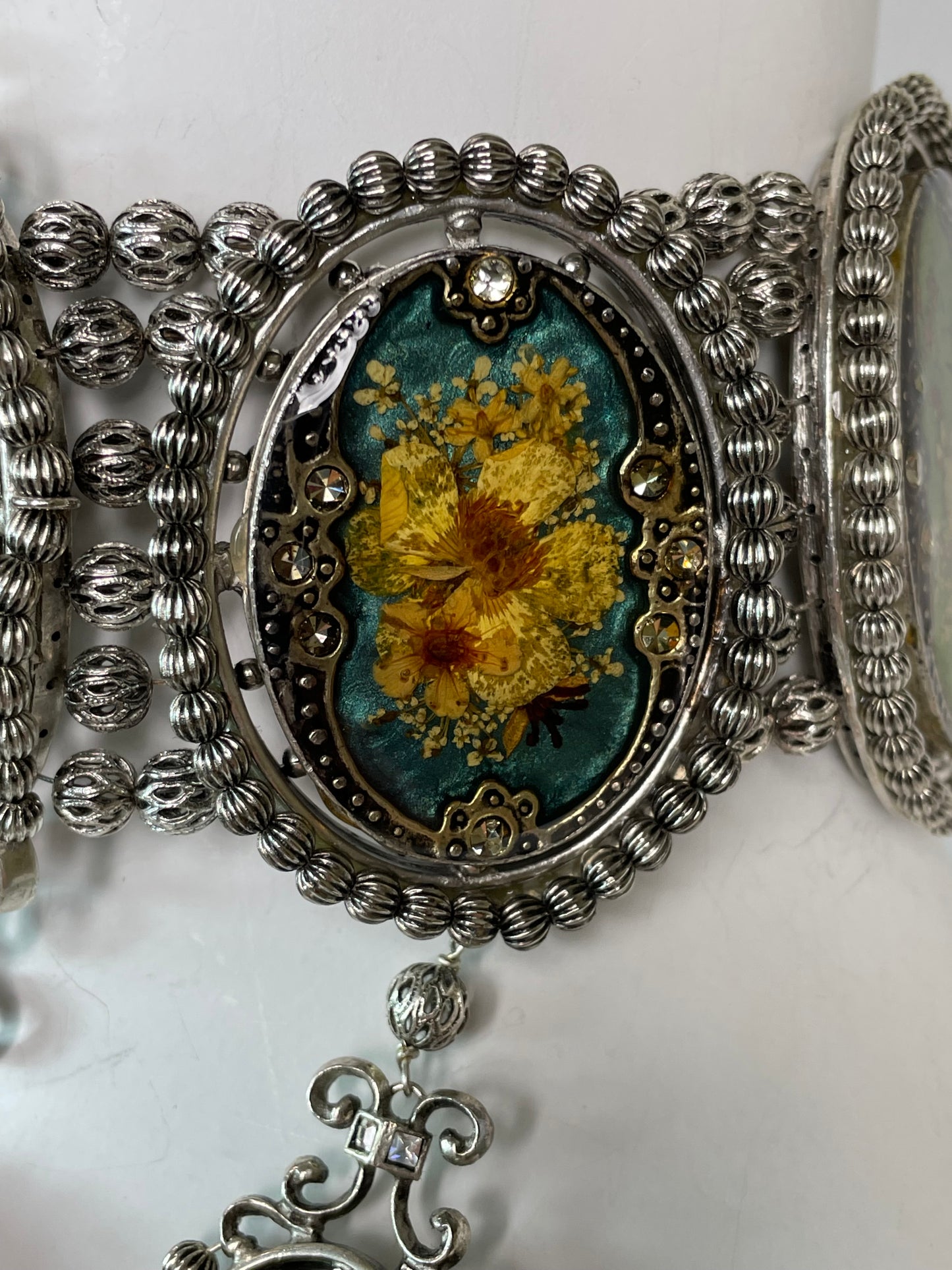 F/W 1998 Christian Dior x John Galliano Runway Large Victorian Cameo Choker Necklace & Earrings Set