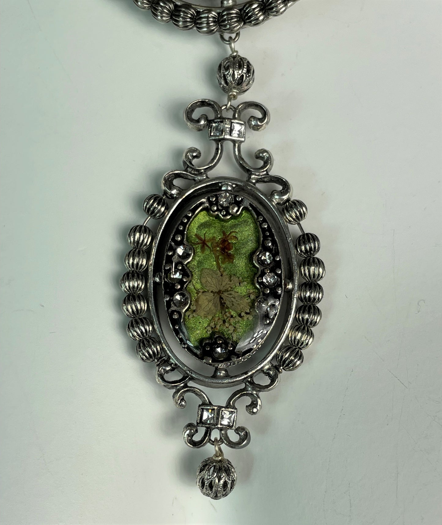 F/W 1998 Christian Dior x John Galliano Runway Large Victorian Cameo Choker Necklace & Earrings Set