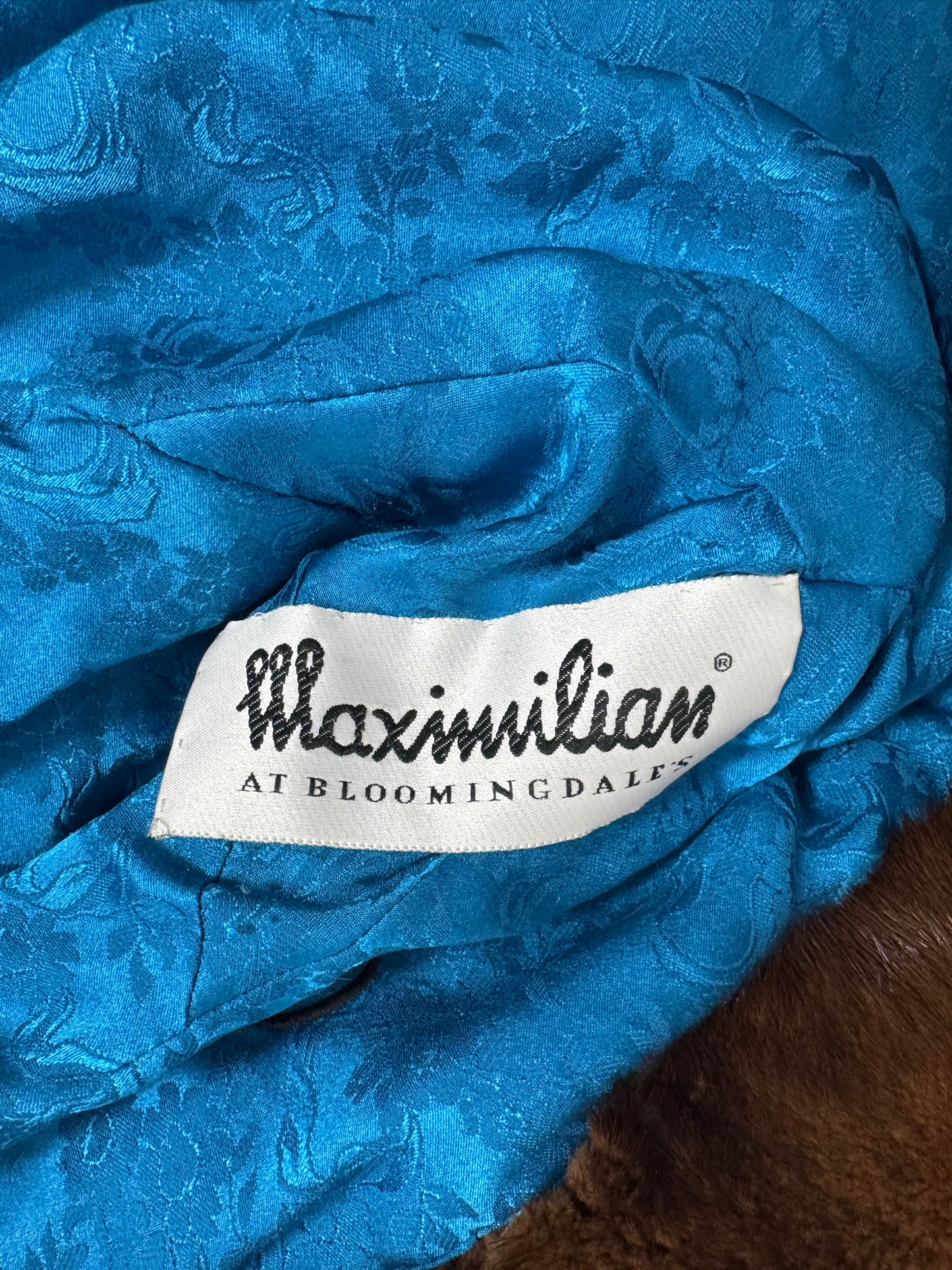 Vintage F/W 1998 John Galliano 1920's Style Mink Fur Cocoon Coat