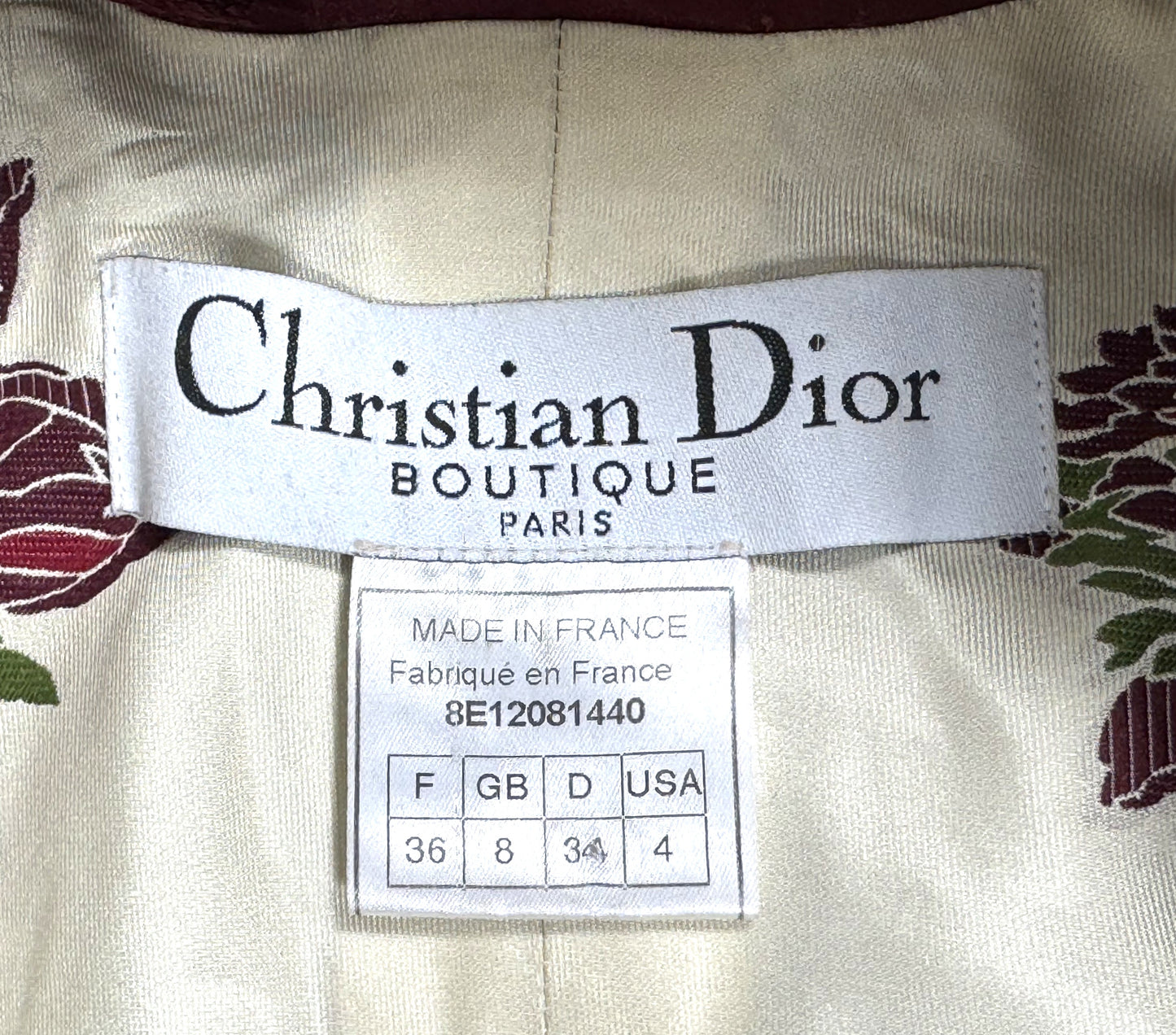 S/S 1998 Christian Dior x John Galliano EXTREMELY RARA Burgundy Opera Coat w Sable Fur