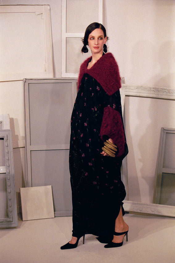 F/W 1999 Christian Dior x John Galliano 1920's Flapper Style Ivory Cocoon Long Coat jacket