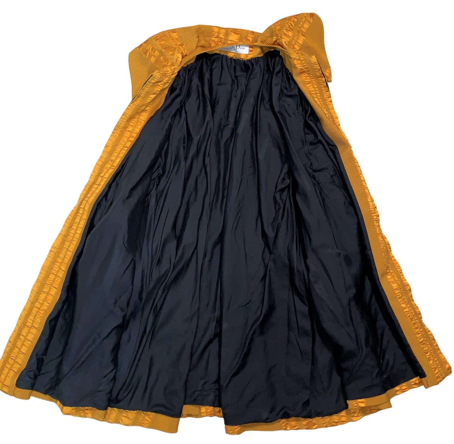 F/W 1999 Christian Dior by John Galliano Gold Renaissance Swing Opera Coat Dress