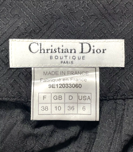 S/S 1999 Christian Dior by John Galliano Black Mink Fur Cardigan Pleated Chinoiserie Mini Skirt Set