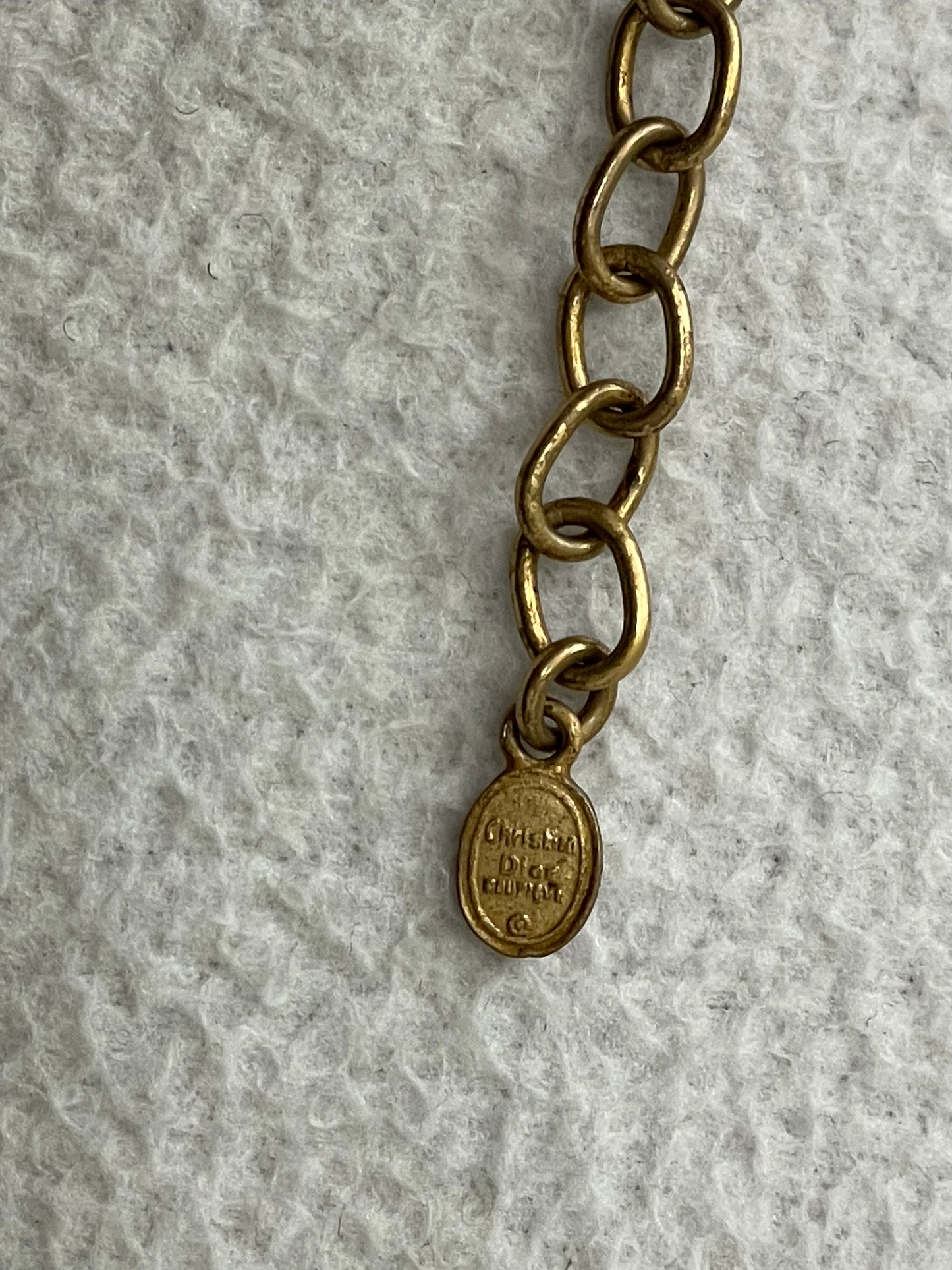 S/S 1999 Christian Dior by John Galliano Runway RARE Huge Gold Tribal Necklace
